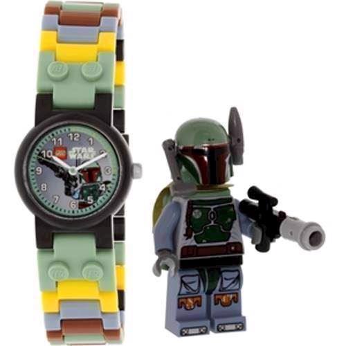 Image of Boba Fett Star Wars Lego børne ur (8020363)